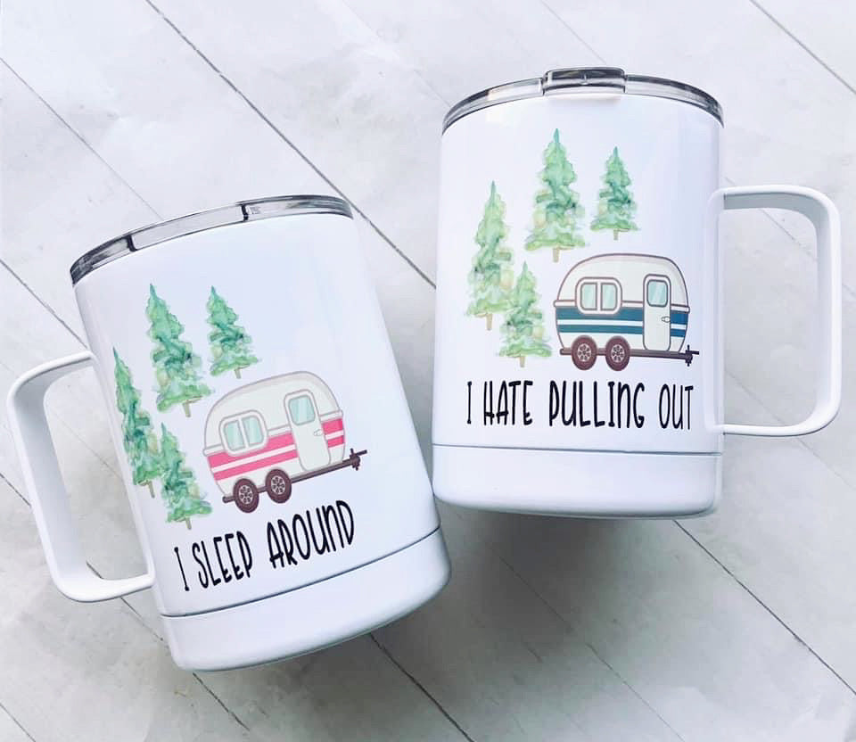 Camping Mug - We Sleep Around