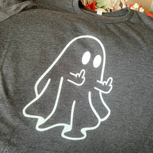 Load image into Gallery viewer, Middle Fingers Ghost T-Shirt