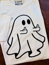 Load image into Gallery viewer, Middle Fingers Ghost T-Shirt