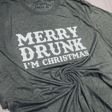 Load image into Gallery viewer, Merry Drunk I’m Christmas T-Shirt