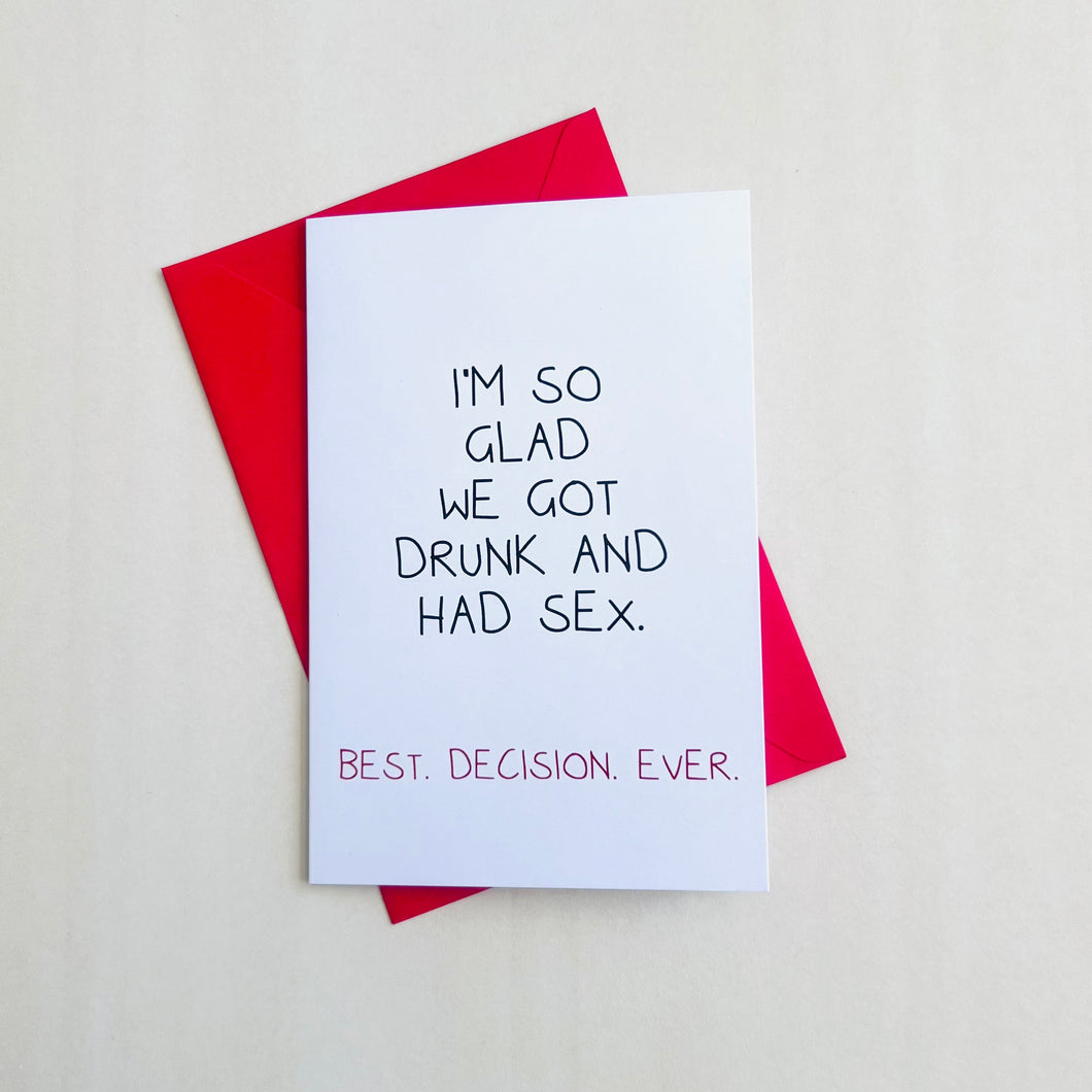 Best. Decision. Ever Card