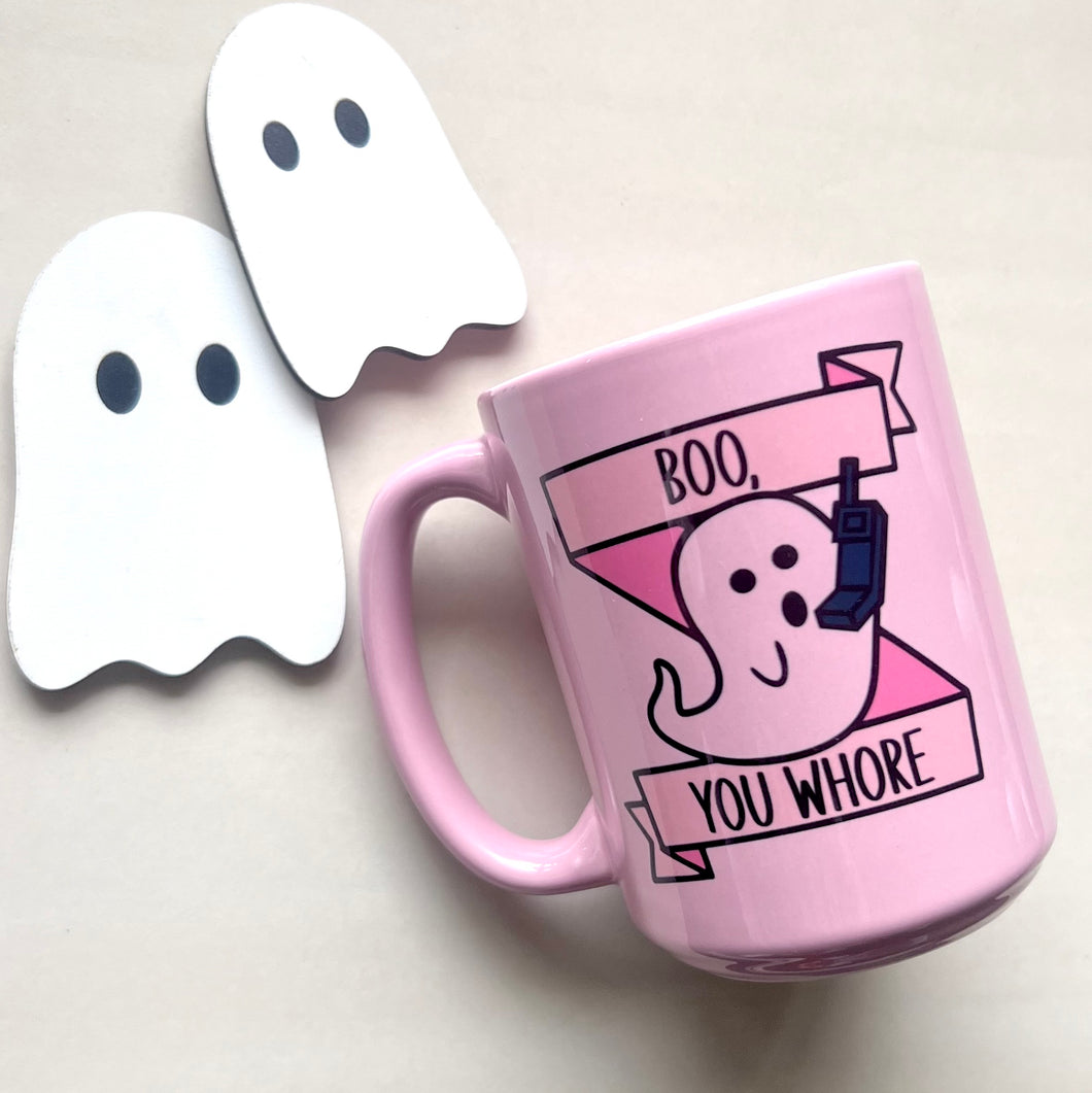 Boo, You Whore 15oz. Ceramic Mug