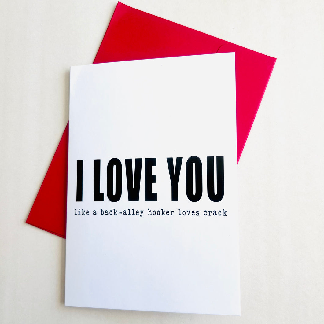 I Love You Card