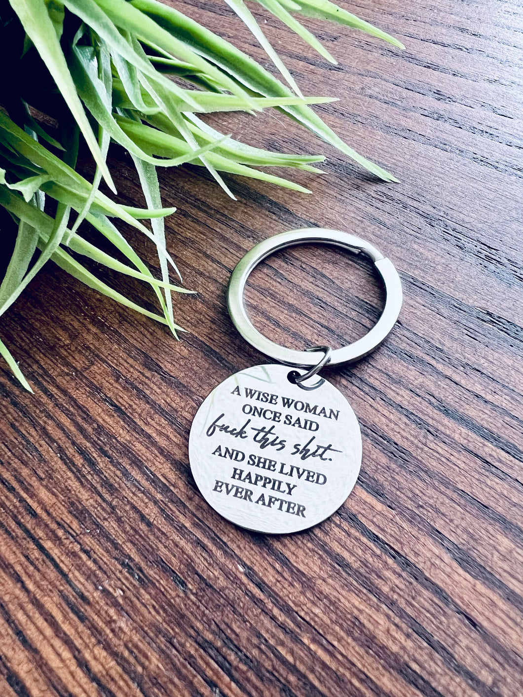 A Wise Woman Keychain