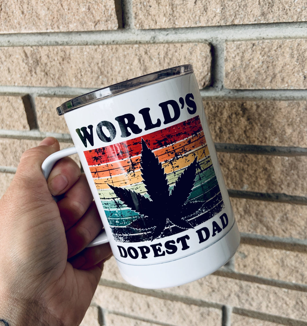 World’s Dopest Dad Camp Mug